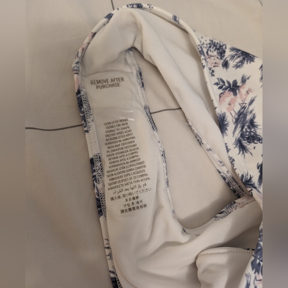 Abercrombie & Fitch Swim High Leg Cheeky Tie-back Bikini Bottom size S - Picture 2 of 5